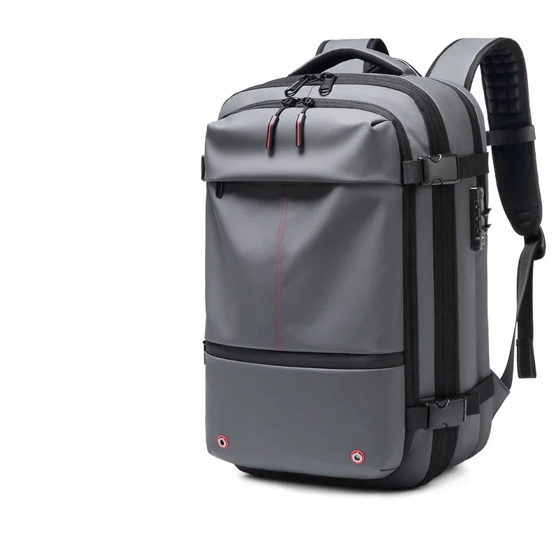 Zaino da Viaggio per Laptop 17" - Zaino Espandibile e Compatto per Scuola e Affari, Grande Capacità e Compressione Sottovuoto