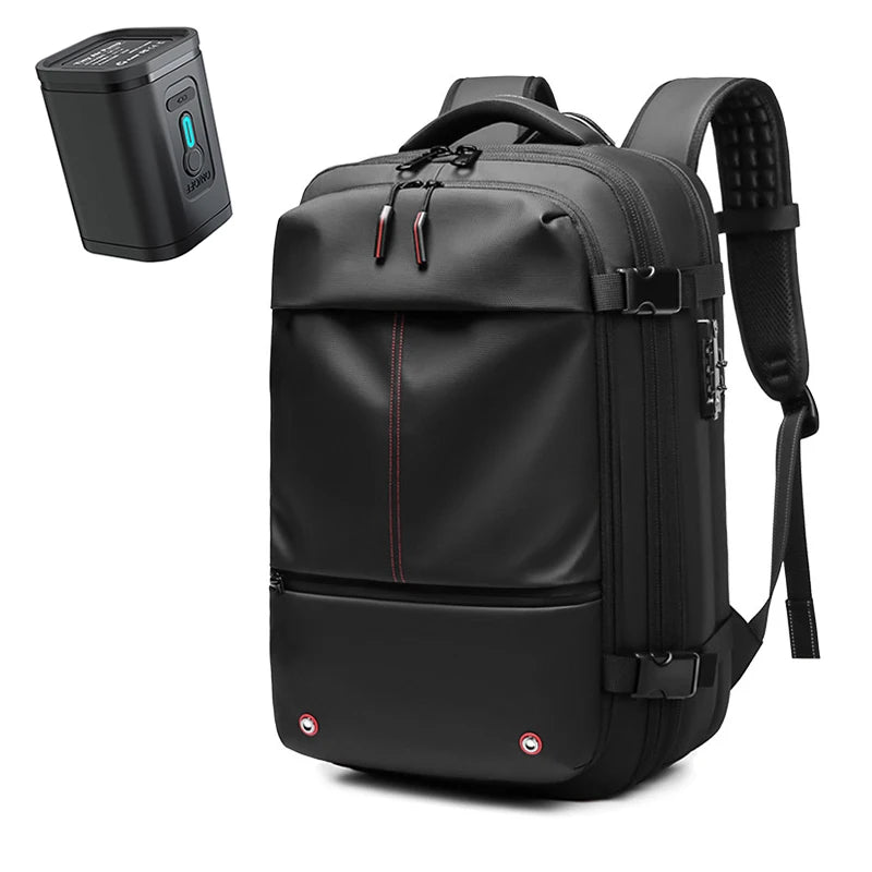 Zaino da Viaggio per Laptop 17" - Zaino Espandibile e Compatto per Scuola e Affari, Grande Capacità e Compressione Sottovuoto