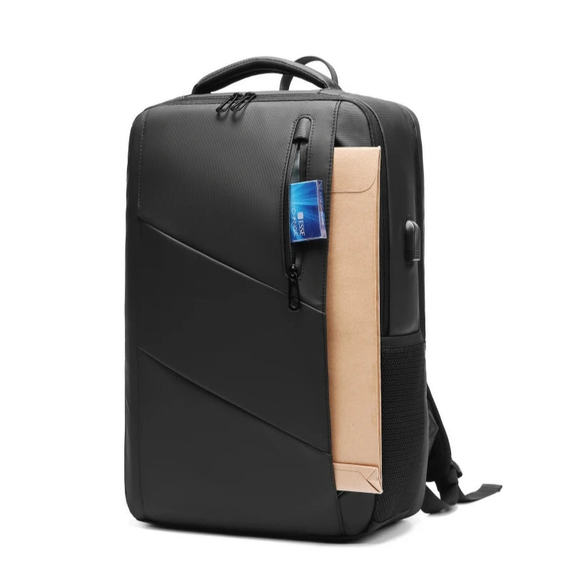 Business 16 Inch Travel Backpack Large Backpack USB Charging Port Men Fashion Backpack with Free Anti-Theft Lock 2051