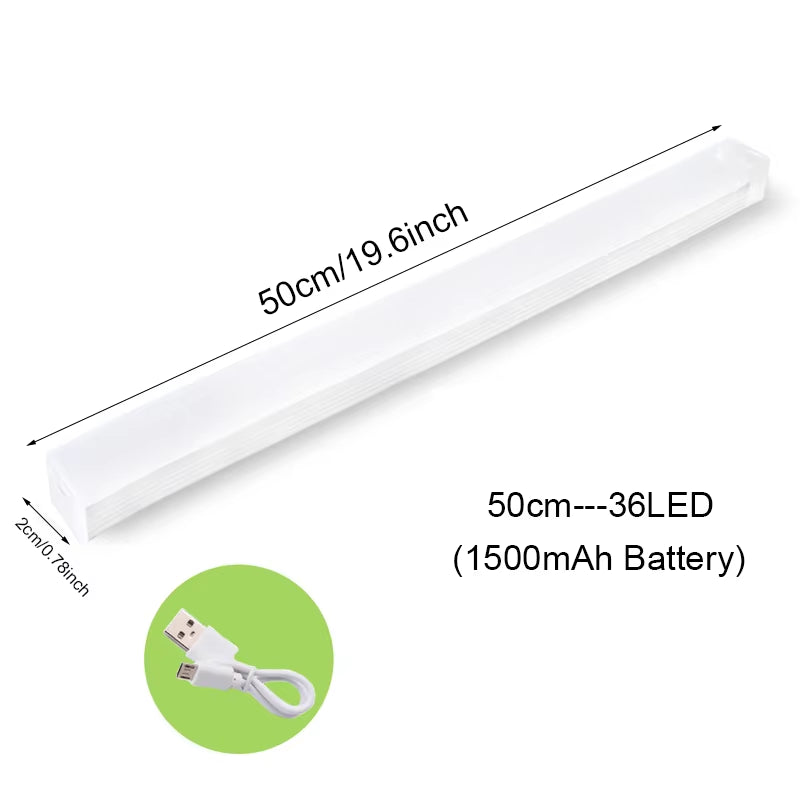 Motion Sensor Light Wireless LED Night Light USB Rechargeable Night Lamp Cabinet Wardrobe Lamp under Backlight for Kitchen