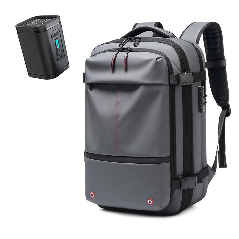 Zaino da Viaggio per Laptop 17" - Zaino Espandibile e Compatto per Scuola e Affari, Grande Capacità e Compressione Sottovuoto