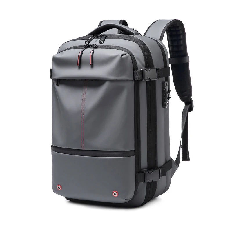 Zaino da Viaggio per Laptop 17" - Zaino Espandibile e Compatto per Scuola e Affari, Grande Capacità e Compressione Sottovuoto
